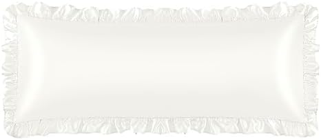 Stylish Ruffle Satin Pillowcase for bed and bath
