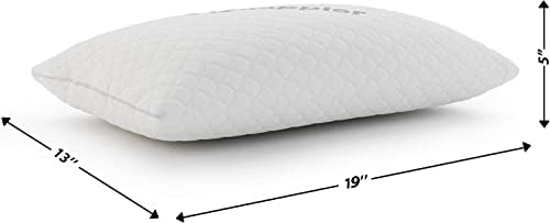 Lightweight Durable Shredded Memory Foam Pillow for Camping Travel