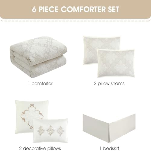 Luxury Grand Avenue 6-Piece Cotton Comforter Set