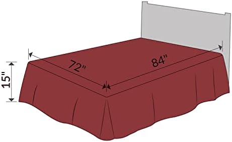 Luxury Bed Skirt for California King Bed