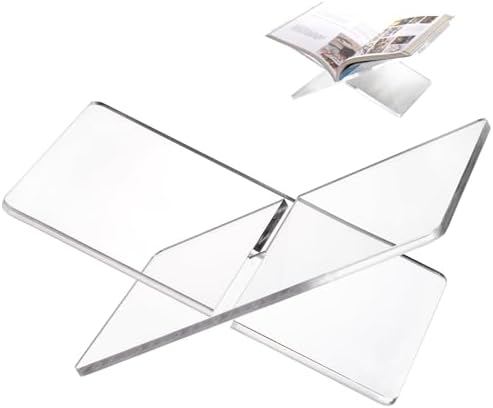 Sturdy Durable Acrylic Book Display Stand for Reading
