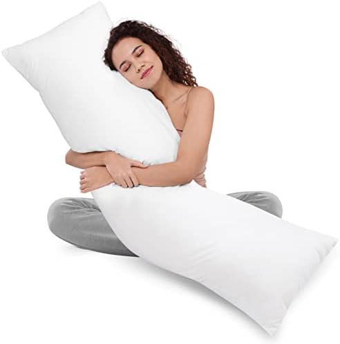 Utopia Bedding Long Body Pillow for Side Sleepers Soft 20x54 Inch