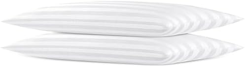 FZZOR Thin Bed Pillows for Side Stomach and Back Sleepers