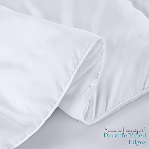 Utopia Bedding Quilted Comforter Duvet Insert White Queen Size