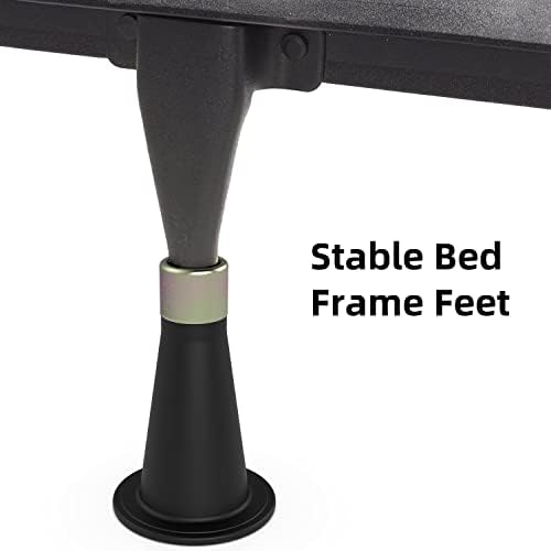 6-Piece Bed Frame Feet Risers for Stability Security