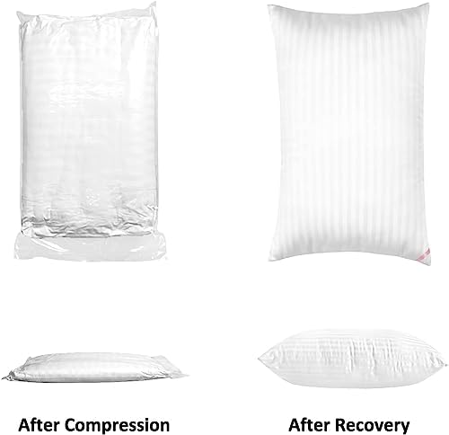 EIUE Hotel Collection Queen Bed Pillows Set for Side Back Sleepers