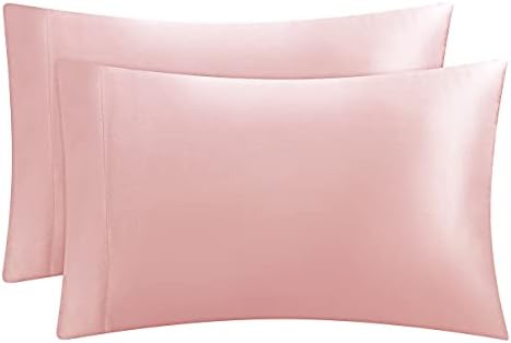Perfect Lush Pink Satin Pillowcase for Frizz-Free Hair Skin