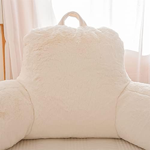 A Nice Night Faux Fur Reading Pillow