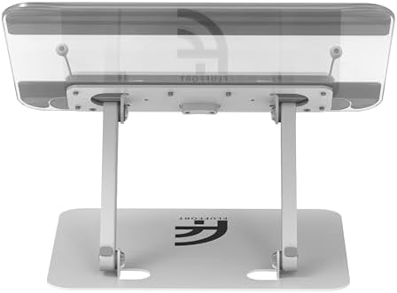 Heavy-Duty Foldable Acrylic Book Stand for Desktop Use