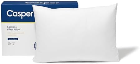 Casper Essential Pillow for Sleeping Two-Pack White True Comfort