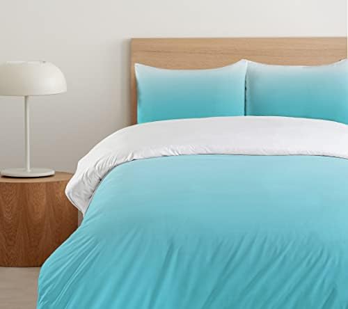 Deep Seaix Duvet Cover ocean inspired premium microfiber 3 piece set
