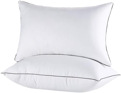 JOLLYVOGUE Bed Pillows 2 Pack - Cooling Support for All Sleepers