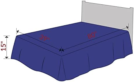 Mellanni Bed Skirt Twin XL