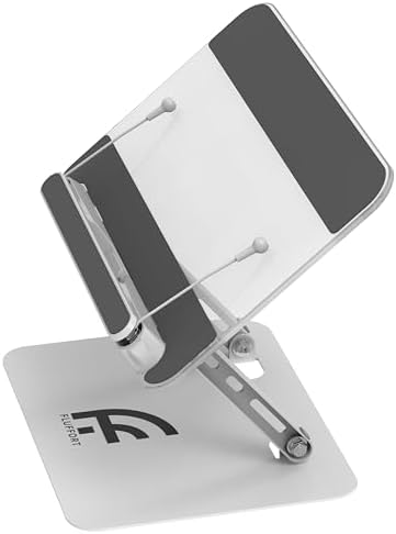 Heavy-Duty Foldable Acrylic Book Stand for Desktop Use