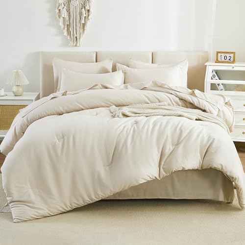 King Bed in a Bag Beige - Fluffy and Soft Set