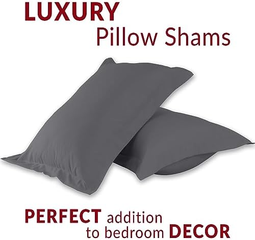 Premium Cooling Pillow Shams Luxury 20x26 duvet cover set