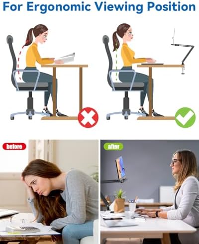 Desk Clamp - Ergonomic Adjustable