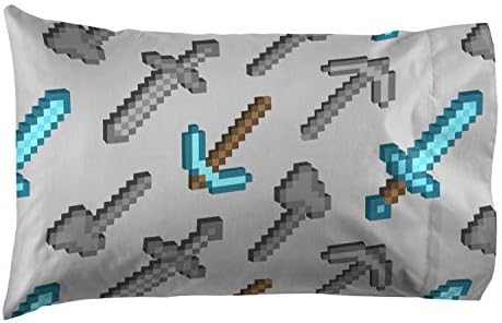Jay Franco Minecraft Character Blanket Set - Cozy for Kids