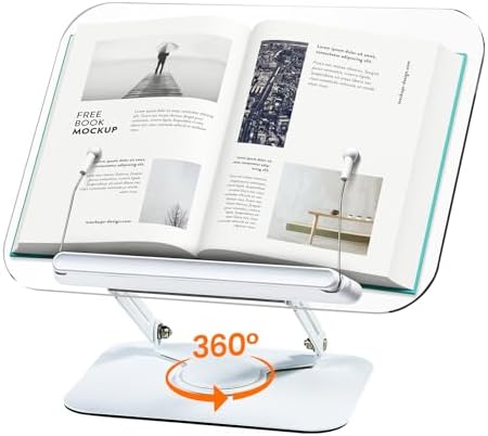 Stylish Adjustable Acrylic Book Stand