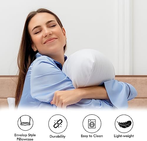 Cooling Bamboo Silk Pillowcases Set of 2