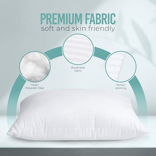 Utopia Bedding Cooling Pillow Set - 950g Multi-Surface Pillow for Better Sleep