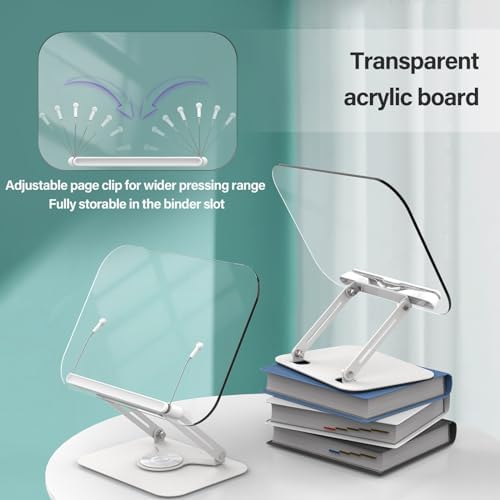 Stylish Adjustable Acrylic Book Stand