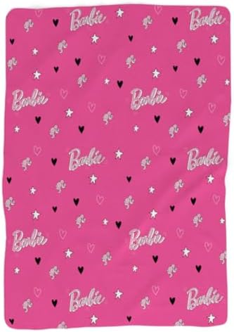 Soft Micro-Raschel - Barbie Collectibles Throw