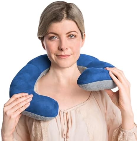 Travelon Deluxe Wrap-n-Rest Pillow CobaltGray - Neck Head Comfort