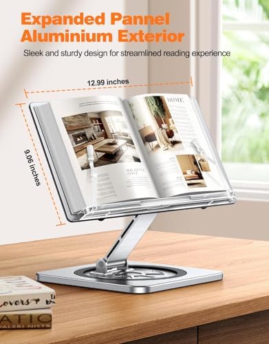 Elevate Your Reading Experience with Our 360 Swivel Book Stand