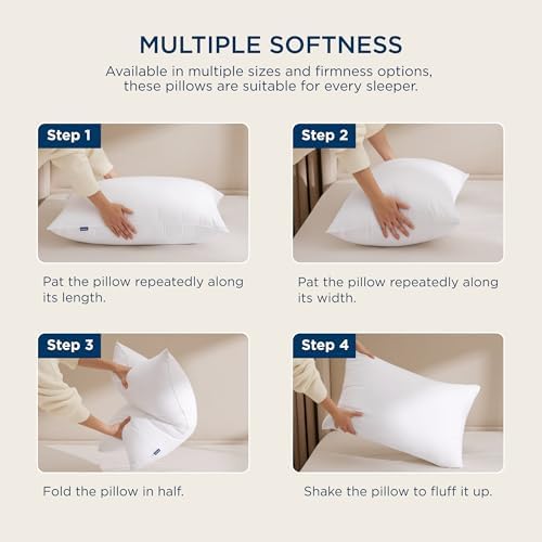 Bedsure Hotel Quality Queen Size Bed Pillows Set