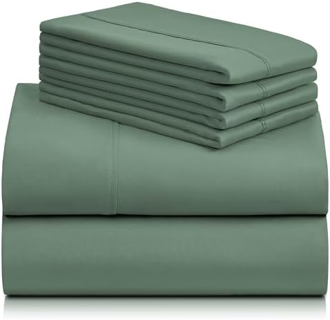 Perfect 6-Piece King Sheet Set Mid-Range Luxury Breathable Soft Deep Pockets