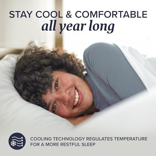 Beckham Hotel Collection Cooling Gel Memory Pillow Set - Queen Size