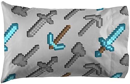 Jay Franco Minecraft Isometric Characters Twin Sheet Set