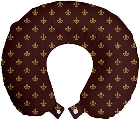 12 Global Design Memory Foam Travel Pillow by Ambesonne