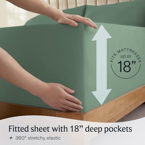 Perfect 6-Piece King Sheet Set Mid-Range Luxury Breathable Soft Deep Pockets