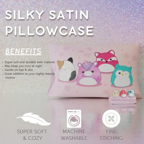 Squishmallows Reversible Pillowcase Cover 20x30