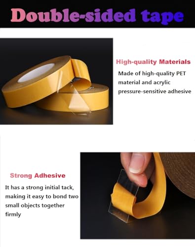 Ultra-Thin Clear Double Sided Tape Heavy Duty 2-Inch x 50 Feet