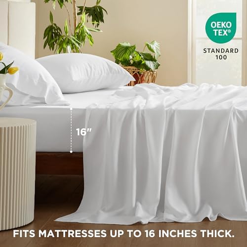 Cooling Sheet Set Bamboo Queen Bedding