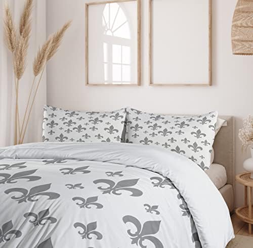 Ambesonne Fleur De Lis Duvet Cover Set