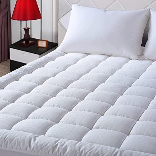 EASELAND RV King Mattress Pad 72x80 inch 21 inch deep pocketmachine washable