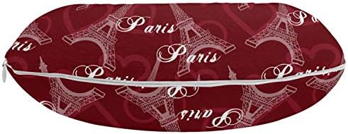 Ambesonne Eiffel Travel Pillow
