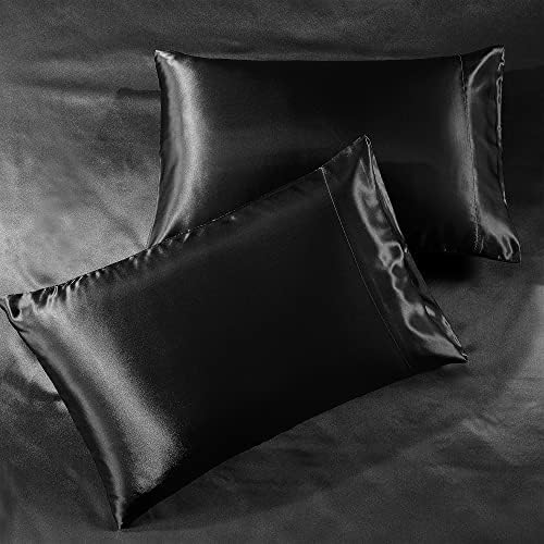 Pure Bedding Luxury Satin Sheets Queen