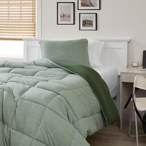 Byourbed Twin Comforter - Moss Gray Stripe