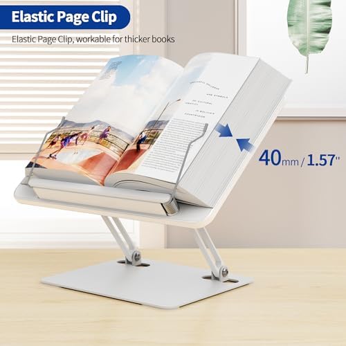 Adjustable Book Holder for Tablets Laptops Ergonomic Design