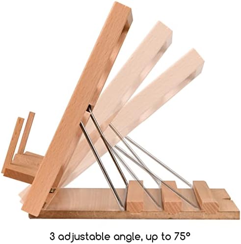 Adjustable Portable Book Stand for Hands-Free Reading