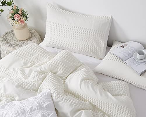 Cupocupa Queen Comforter Set Stylish Boho Farmhouse Bedding for All Seasons