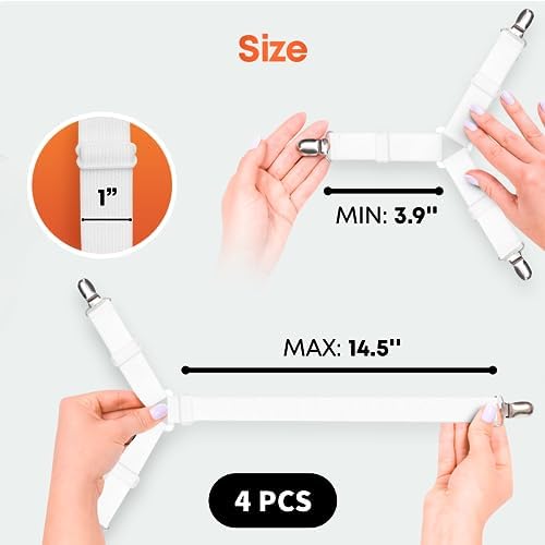 5 Stars United Bed Sheet Straps Set