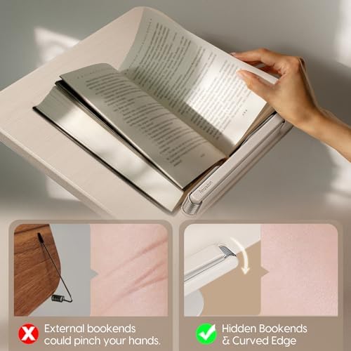 Perfect Amaredom Book Stand for Reading More - White Maple Design