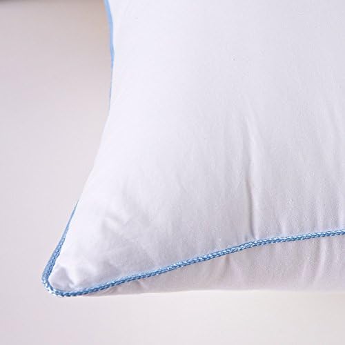 2 Fluffy Down Alternative Bed Pillows White Queen Size
