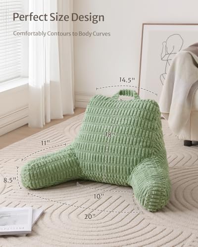 Blissful Diary Reading Pillow - Memory Foam Bed Rest Pillow